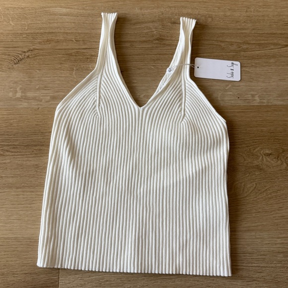 Sadie And Sage NWT Maddie Ribbed Knit Tank - Picture 10 of 10